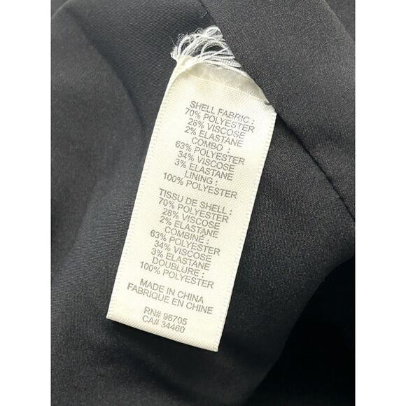 Rebecca Taylor Skirt Womens Size 4 Gray & Black Colorblock Panel Combo Woven - Picture 8 of 8